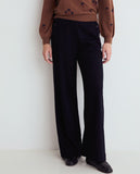 Navy knit trouser