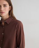 Brown Cotton Shirt