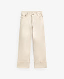 Ecru wideleg jean