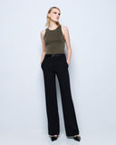 Wide leg black pants