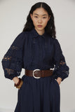 Imani Blouse Navy