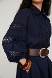Imani Blouse Navy