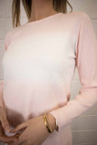 Foyle Sweater in Pink and Ivory