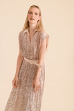 Phoebe Star Dress in Sequin