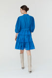 Rhea Dress in Blue