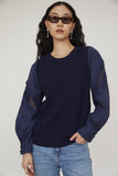 Thalia Navy Sweater
