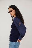 Thalia Navy Sweater