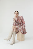 Udita Dress in Autumn Floral Print