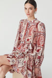 Udita Dress in Autumn Floral Print