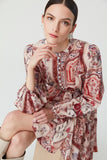 Udita Dress in Autumn Floral Print