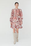 Udita Dress in Autumn Floral Print