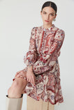 Udita Dress in Autumn Floral Print