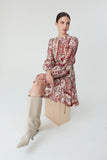 Udita Dress in Autumn Floral Print