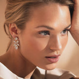 Caroline Svedbom Mini Dione Earrings in Gold Silk