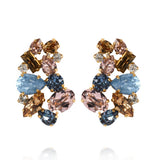 Isolina Earrings in smoked blue