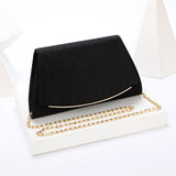 Black Sparkle a clutch with Gold Details