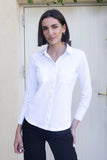 Izzy Cotton Shirt in White