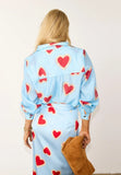 Baby Blue Jaspere Heart Skirt