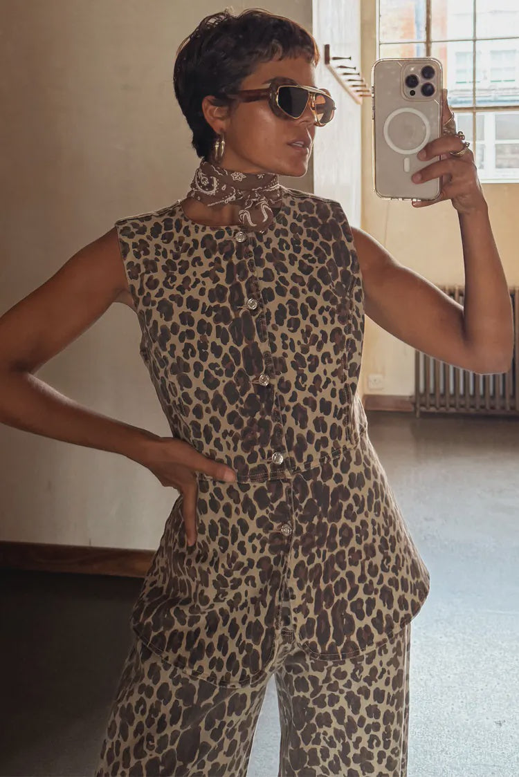 Leopard Waistcoat