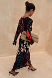 Night Garden Gala Plisse Dress
