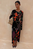 Night Garden Gala Plisse Dress