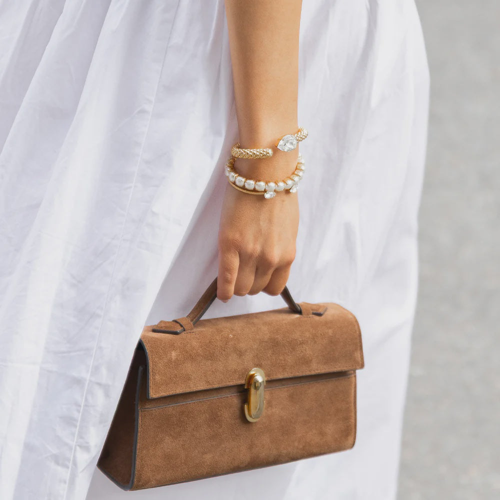 Caroline Svedbom Gia Bracelet in Pearl