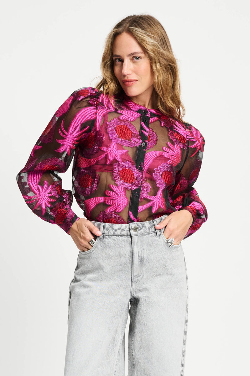 Fireworks Organza Blouse