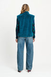 Ginny Gilet in Teal