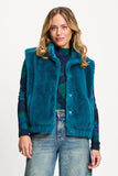 Ginny Gilet in Teal
