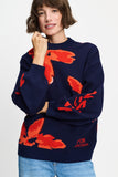 Alicia Sweater in Bloom Rouge