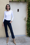 Izzy Cotton Shirt in White