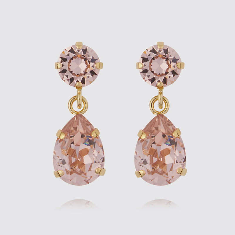 Mini Drop Earring in Antique Rose