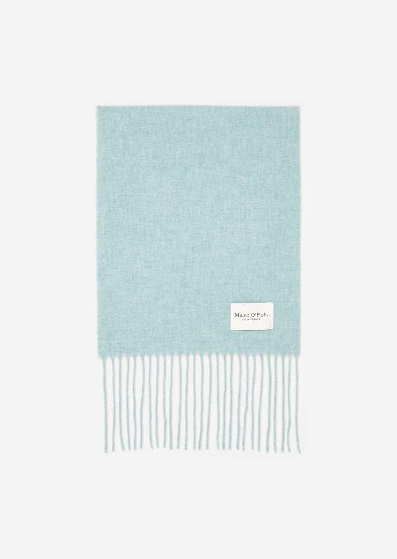 Woven Scarf in Frozen Blue