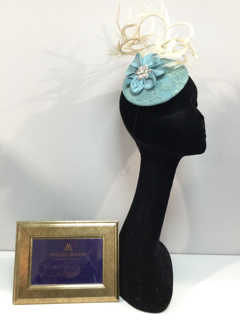 Mint and Cream Headpiece