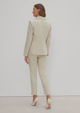 Slim fit beige blazer