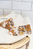 Reversible facemask paisley print