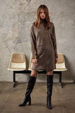 Sweater Dress in Biscuit Colour