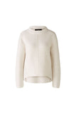 Cotton Sweater with Elegant Neckline