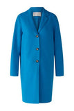 Wool coat jewel blue