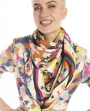 Silk Florida scarf