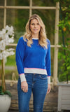 Tess Cobalt/Pink/Ivory