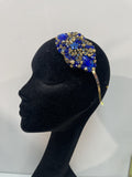 Iris in Royal Blue and Gold
