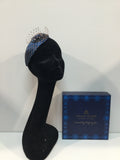 Navy and Rose Gold Teardrop Headpiece