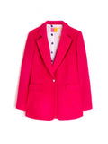Raspberry wool jacket