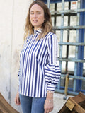 Lola Shirt in Blue Stripe
