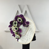 floral headpiece hat fascinator