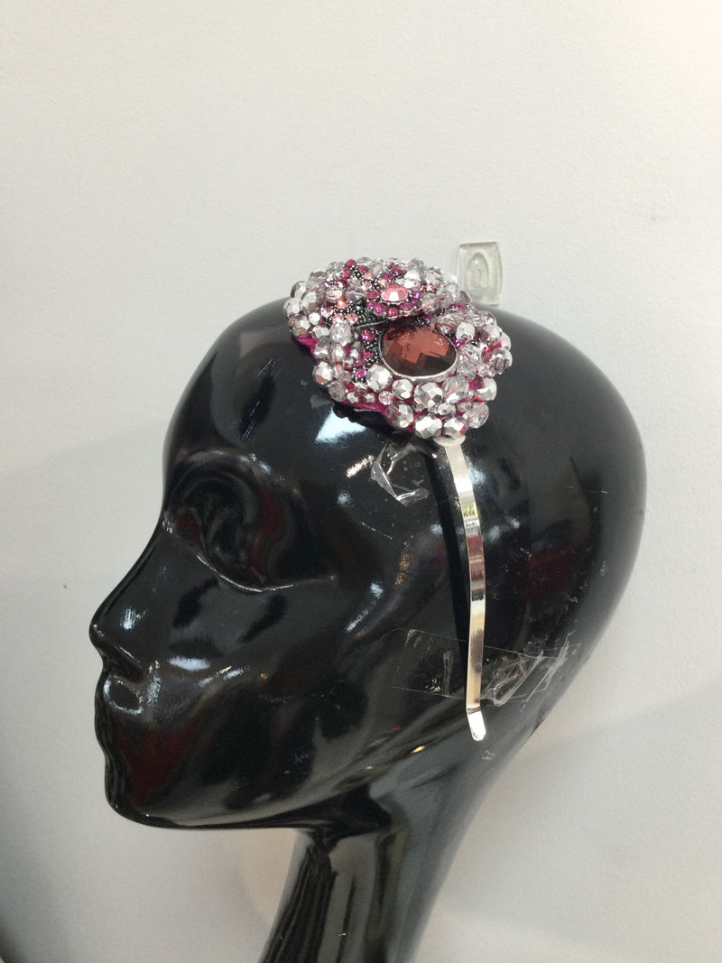 Small pink and silver plumeria