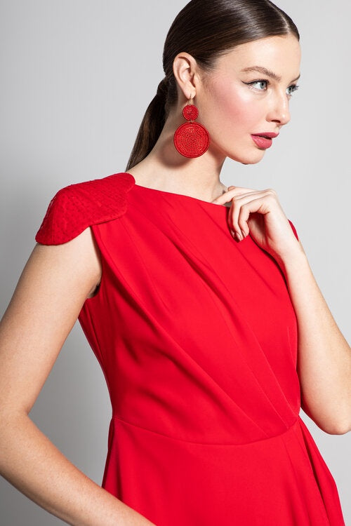 Paloma Dress in Red