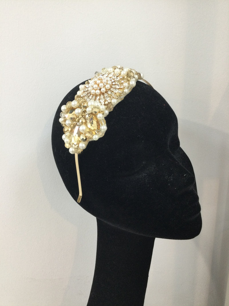 Silver, gold and white plumeria