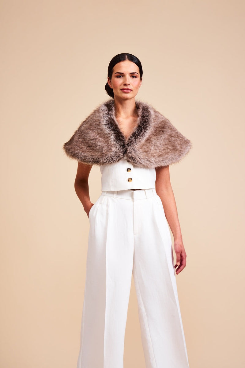 Cappuccino  Shoulder Wrap